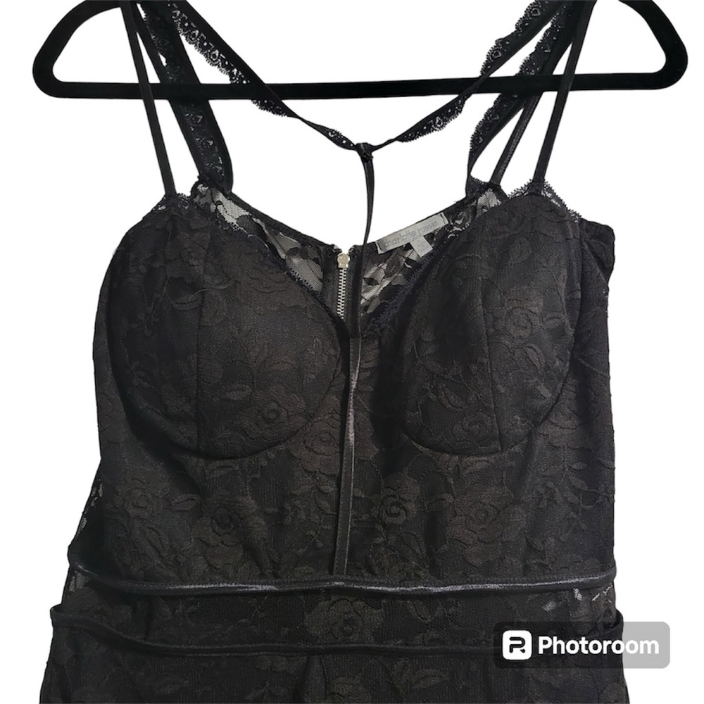 Charlotte Russe Black Lace BodyCon Dress - Picture 2 of 5